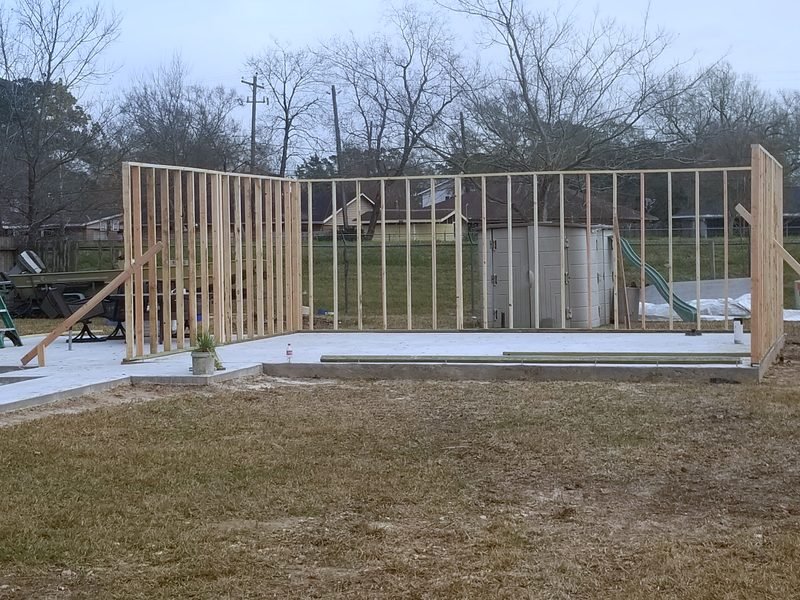 Construction — Backyard structure build, photo 1 of 3